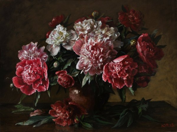 Панцырев Юрий Николаевич художник картины пионы