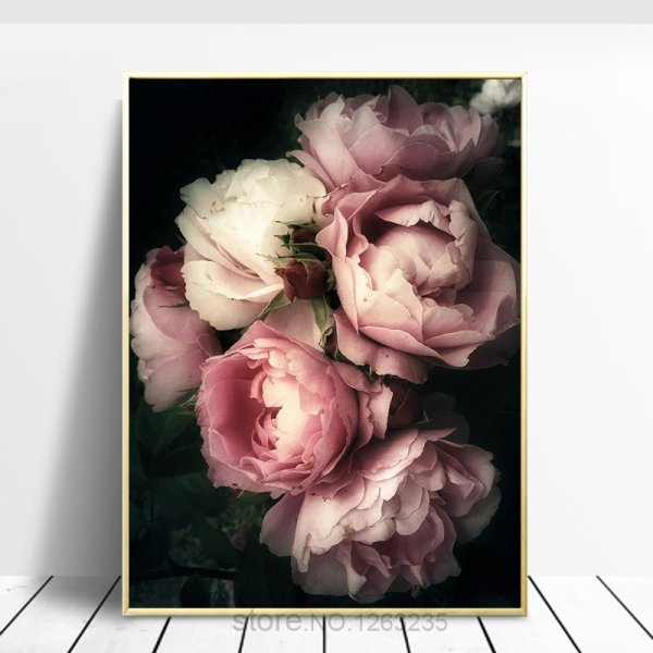 Постеры для интерьера для распечатки пионы