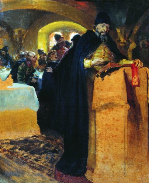 Иван Грозный в Александровской Слободе картина