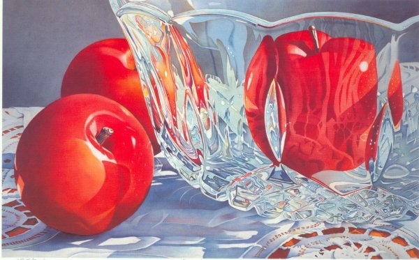 Стеклянная посуда в живописи