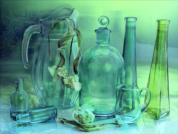 Стеклянная посуда в живописи