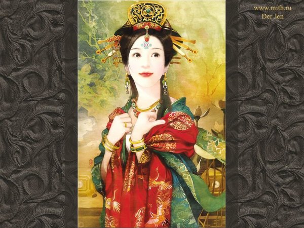 Китайская художница дер Джен der Jen