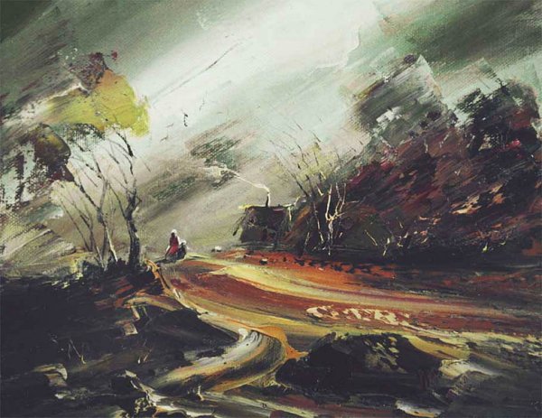 Пейзаж с ветром