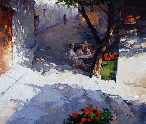 Холодные тени в живописи