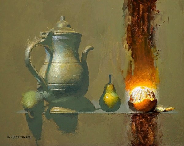 Контраст светлого и темного в живописи