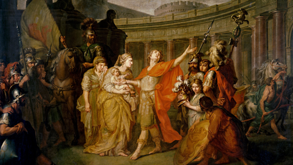 Пуссен похищение сабинянок