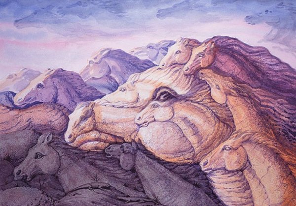 Сколько здесь лошадей