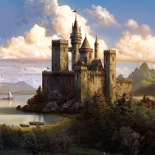 Замок Мэт пэйнтинг