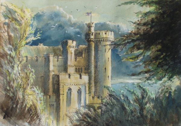 Замки в живописи картины