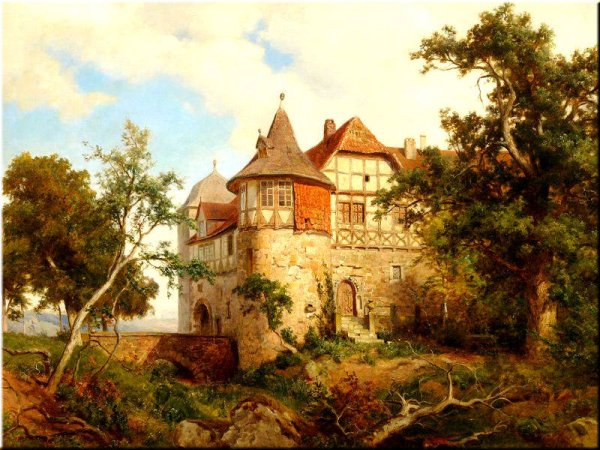 Карл Фридрих Лессинг. Рыцарский замок