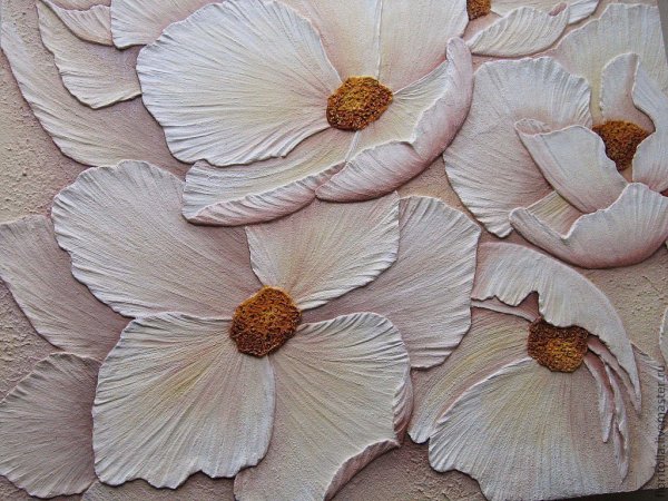 Декоративная штукатурка цветы