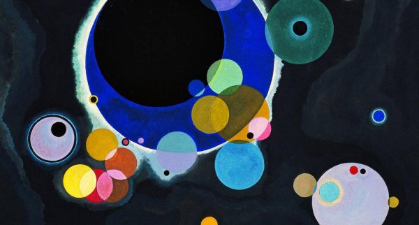 Декоративная композиция в круге