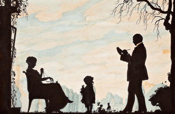 Художник Георгий Нарбут силуэт автопортрет