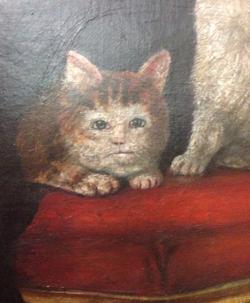 Коты на средневековых картинах