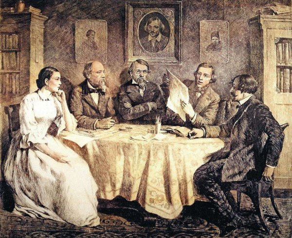 Некрасов Николай Алексеевич и Панаев Современник