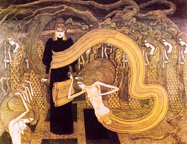 Jan Toorop the three Brides