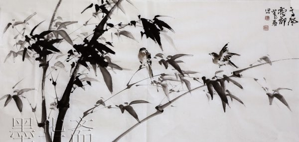 Традиционная японская живопись тушью