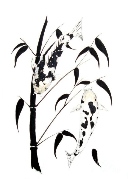 Суйбокуга бамбук