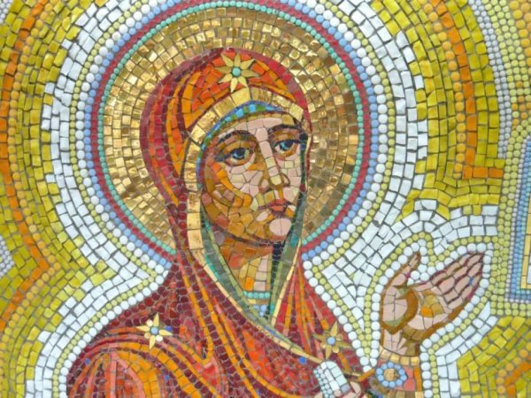 Храм смальта Византийская мозаика