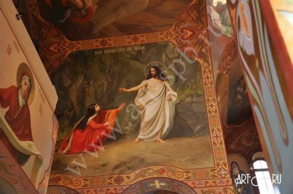 Роспись в храме Марии Магдалины Иерусалим