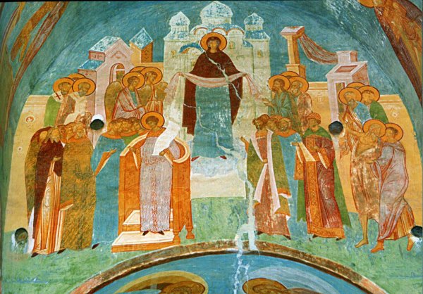 Дионисий фрески Ферапонтова монастыря Покров Богоматери