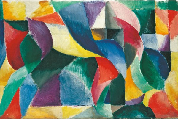 Соня Делоне рынок в Миньо 1915