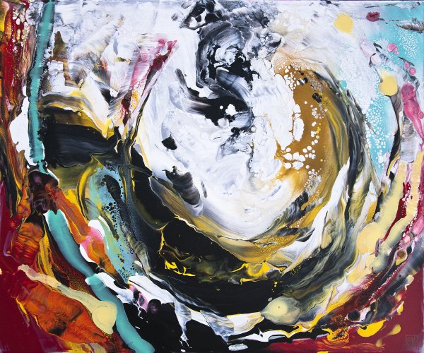 Круглая композиция в живописи