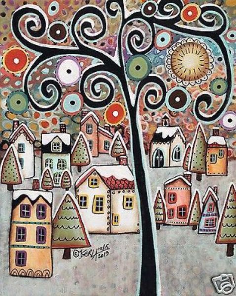 Карла Жерар наивная живопись