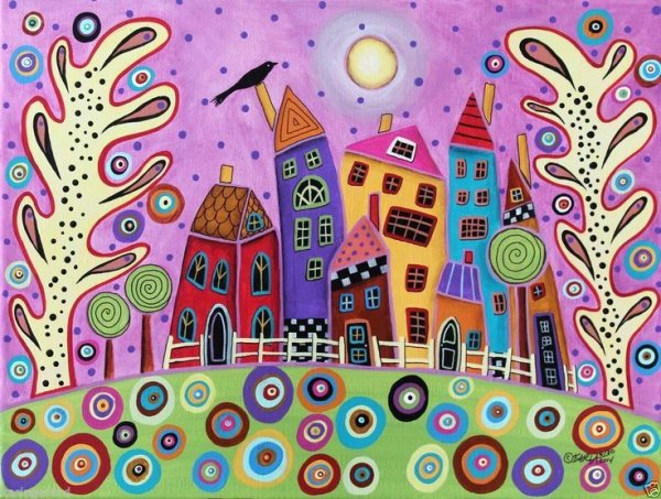 Карла Жерар наивная живопись