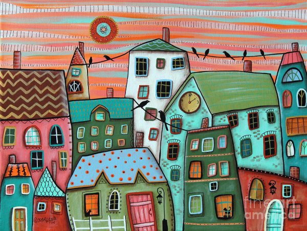 Наивная живопись Карлы Жерар