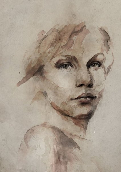 Портреты акварелью академические этюды