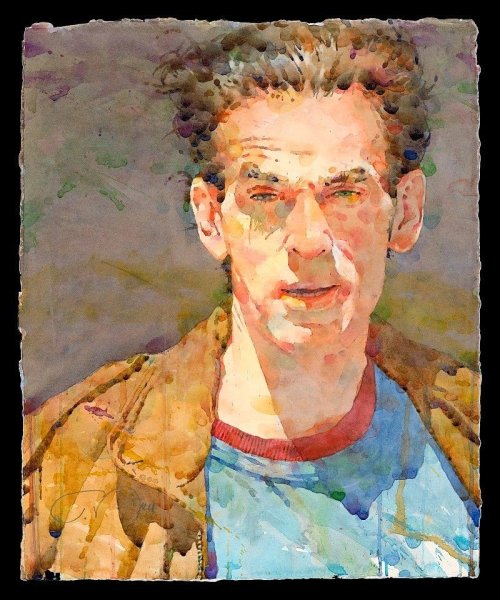 Портрет акварелью Академический поэтапность