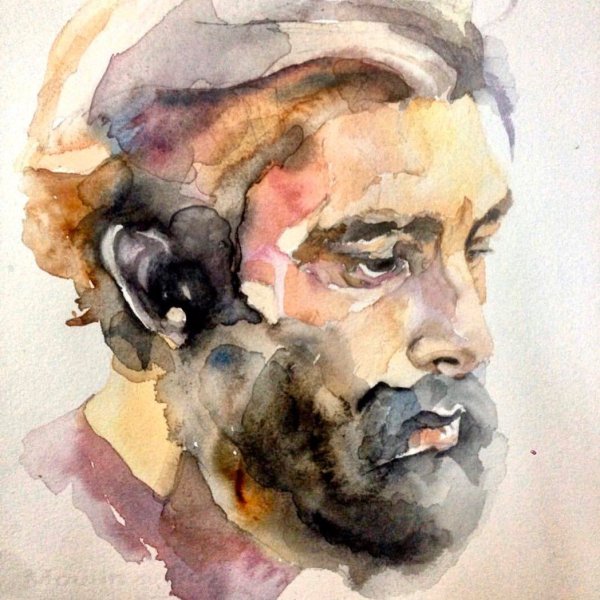 Акварельный портрет старые мастера