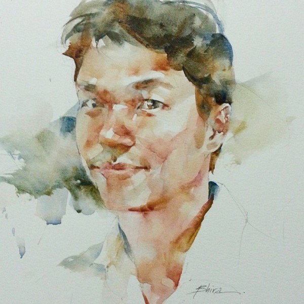 Портреты акварелью академические этюды