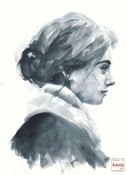 Портреты акварелью академические этюды