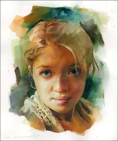 Портретисты акварелисты