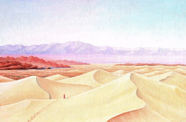 Картина Египет пустыня Караван