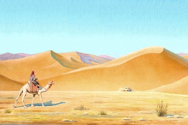 Пустыня маслом