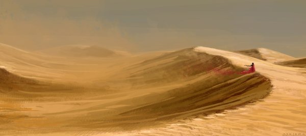 Акварель живопись Караван верблюдов Улугбека Мухамедова