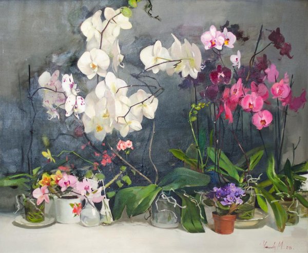 Орхидея в живописи импрессионистов