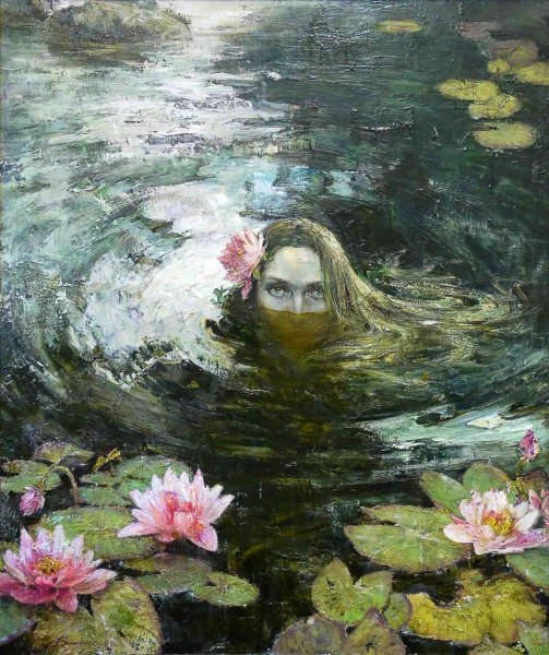 Анна Виноградова картина Русалка