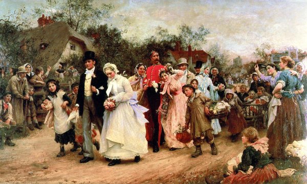 Джордж Элгар Хикс картины свадьба 18 в.