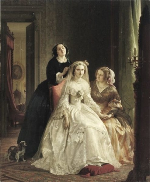 Ф. журавлёв "после венчания" 1874