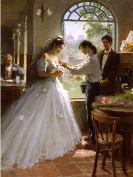 Свадьба картины художников