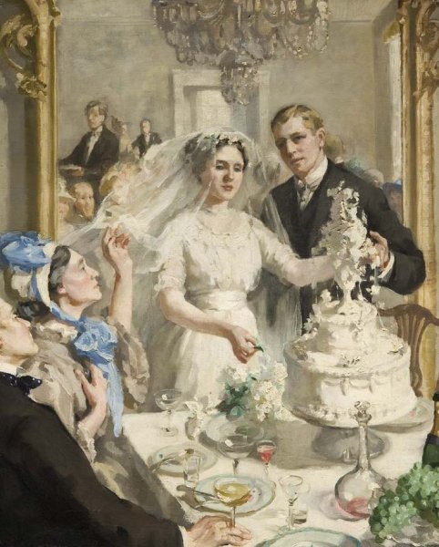Джордж Элгар Хикс картины свадьба 18 в.