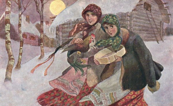 Алексей Степанов «катание на Масленицу»,