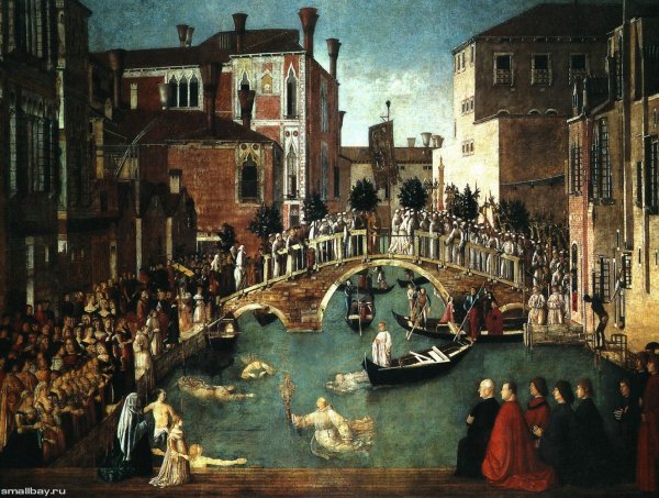 История Настаджио дельи Онести Сандро Боттичелли