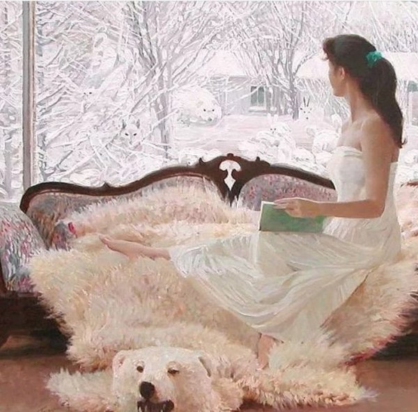 Huang Zhong yang картины