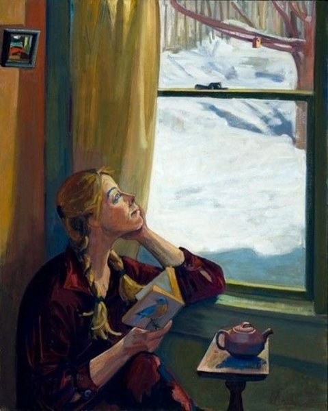 Купе поезда живопись