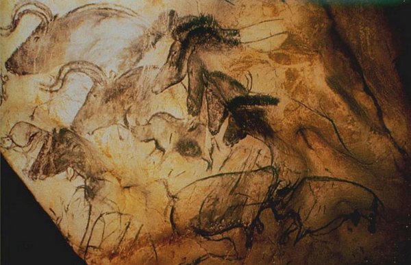 Лошадь пещера Ласко Франция Наскальная живопись палеолита